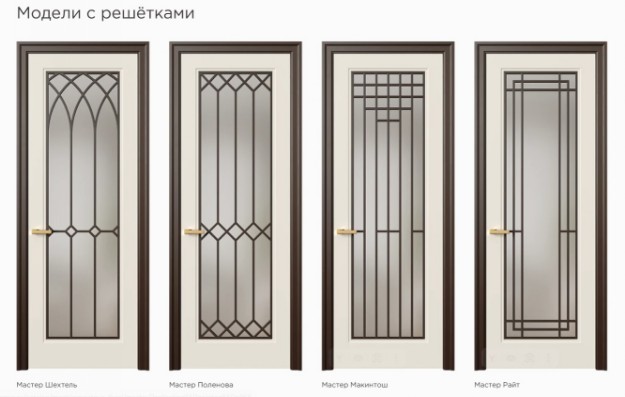 Двери ручной работы Мастер с решетками
